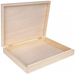 Shangrun Customized Size Unfinished Cheap Wooden Gift Box