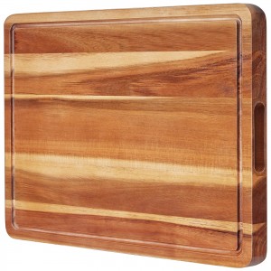 Shangrun Acacia Wooden Carving Board para sa Karne