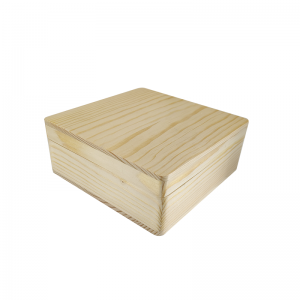 Προσαρμοσμένο αναμνηστικό δώρο Shangrun Wooden Stash Diy Οικολογικό κολιέ από μασίφ ξύλο Κουτί αποθήκευσης κοσμημάτων από πεύκο