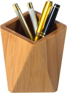 Shangrun Holz Desk Pen Holder