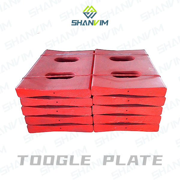 TOGGLE PLATE FOR JAW CRUSHER WEARING PLATE