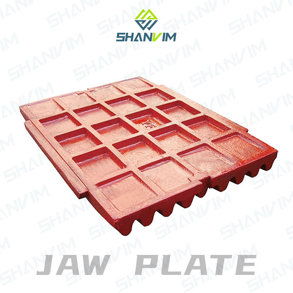 FIXED JAW PLATE FOR JAW CRUSHER