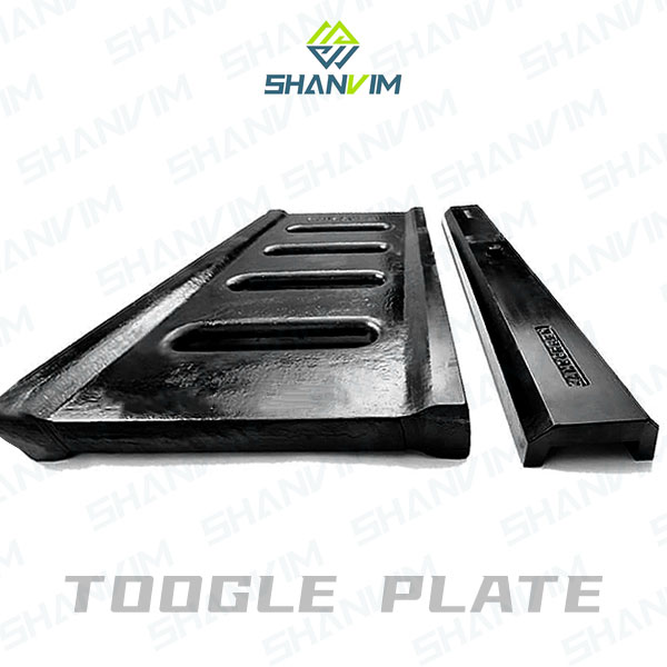 TOGGLE PLATE FOR JAW CRUSHER WEARING PLATE