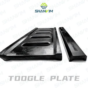 Sj1200 Jaw Plate Suppliers –  TOGGLE PLATE-PROTECT THE MOVABLE JAW – Jinhua