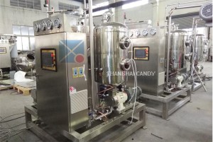 Die forming milk candy machine