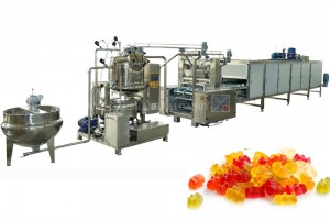 Машина за депозиране на сервоуправление за желирани бонбони
