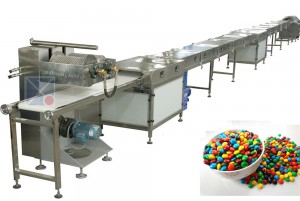 Small capacity chocolate bean production line