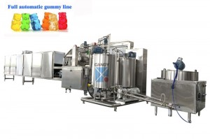 Automatic depositing machine for healthy vitamin gummy bears
