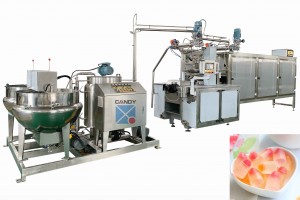 Želė guminukų saldainių gaminimo mašina