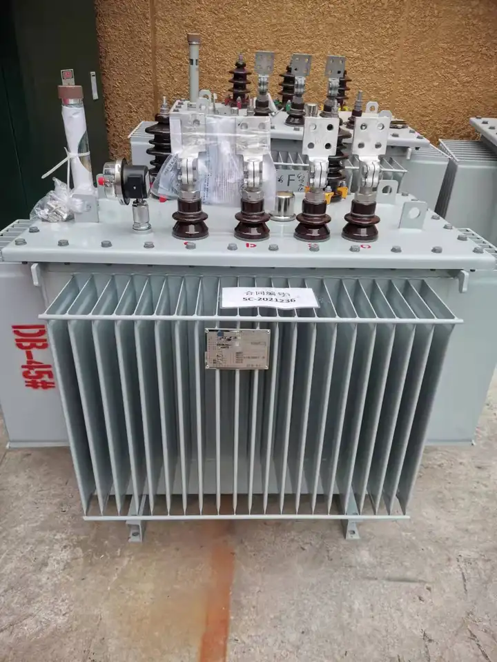 Outdoor 3 Phase Oil Cooled Power Distribution Transformer oil immersed distribution transformer