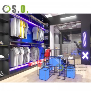 Sport Garment Shop Interior Design Shopping Furniture Garment Display