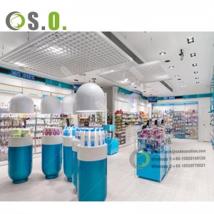 Pharmacy Counter Display Pharmacy Medicine Cabinet Pharmacy Shop Fitting Counter Modern Medical Store Furniture Design