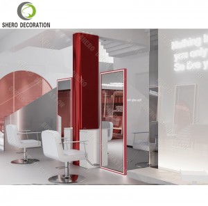 Barber Shop Furniture Customized High Quality Salon Display Cabinet