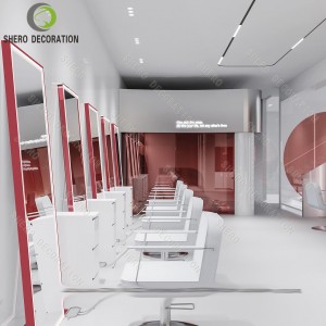 Barber Shop Furniture Customized High Quality Salon Display Cabinet