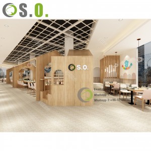 Restaurant Display Counter Coffee Shop Equipment Bar Counters Cafe Chair Coffee Table Restaurant Interior Design