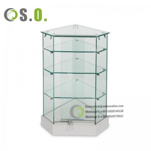 Jewelry Furniture Interior Design Glass Showcase Cabinet
