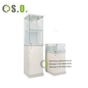 Jewelry Furniture Interior Design Glass Showcase Cabinet