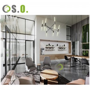 Wholesale modern Office reception sofa office furniture wooden office desks and chairs