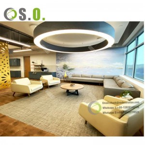 Modern office furniture solid wood conference table meeting table furniture custom office reception