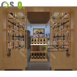 wine display rack wooden bottles stand wine display shelf