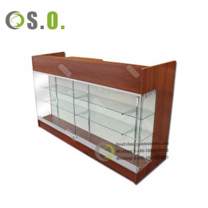 Simple Store Glass Display Cabinet Jewelry Shop Stand Full Vision Showcase