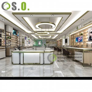 [Copy] Customized Eyewear Display Cabinet Sunglasses Display Counter For Optical Shop Decoration