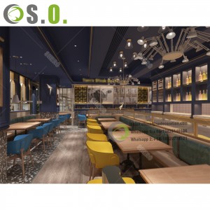 Restaurant Customized Size Color Industrial Restaurant Furniture For Sale