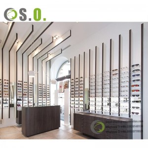 Customized sunglasses eyewear display stand for eyewear shop window display