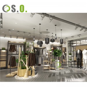 Fashion Boutique Store Layout Cloth Shop Furniture Design For men Clothes Store decoration