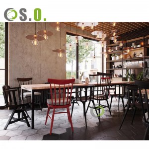 Factory Direct Selling Coffee Shop Sofas Tables Cafe Counter Food Display Glass Showcase Restaurant Cafe Furniture For Bakery