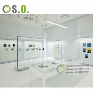 High quality museum glass showcase