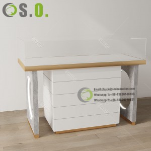 New Design Jewelry Display Counter Watch Showcase Table For Jewelry Gemstone Mall