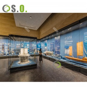 Aparador d'exhibició de museu independent/vitrines de museu personalitzades/estands d'exhibició de museu