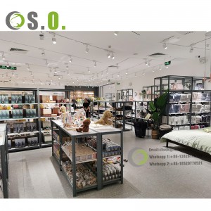 Manufacturers Shop Display Gondola Shelving Double-Sided Supermarket Wall Wooden Shelves For Retail Store
