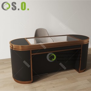 Cash Counter Shop Cashier Desk Customized Cash Counter Table Checkout Counter for Jewelry Shop