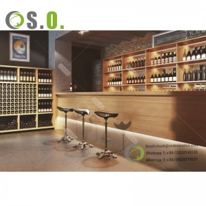 Wine Liquor Shop Interior Design Liquor Display Showcase