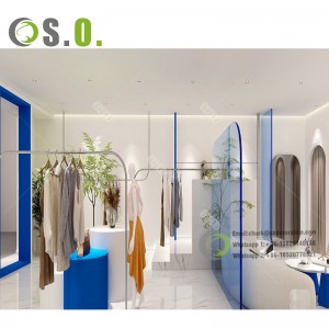 thiết kế nội thất kim loại cho cửa hàng quần áo thiết kế nội thất cửa hàng quần áo