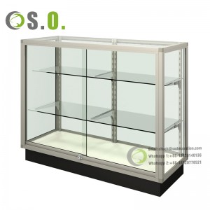 High -end Aluminum Alloy Glass Cabinet Storage Display Cabinet Display Case Showcase