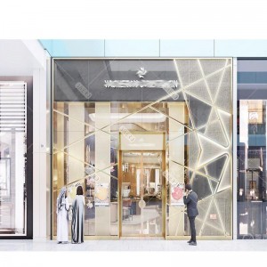 Дизајн ентеријера ОЕМ продавнице накита Паковање накита Приказ витрине за излагање накита