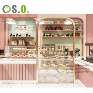 Retail Bread Kiosk Showcase Ideas Bakery Shop Interior Design Display Furniture Commercial Mall Fast Food Kiosk