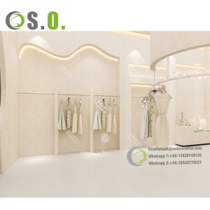 Customized clothing store furniture design garments shop clothes shop equipment