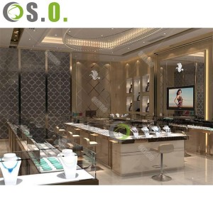 Innovative design of  used glass display cases Jewelry Shop Interior Design for mall jewelry stores customization