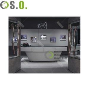 multifunction glass Luxury display cabinet for advanced jewelry store custom factory direct sales