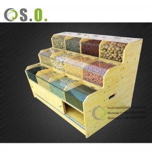 supermarket rack retail store cosmetic display shelves Wholesale and retail grocery store