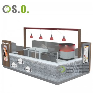High end coffee kiosk modern design shopping container booth popular design cafe shop booth for sale