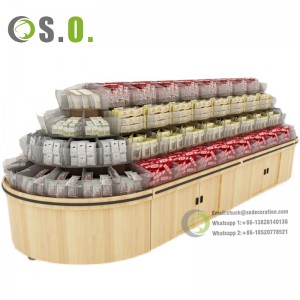 supermarket rack retail store cosmetic display shelves Wholesale and retail grocery store