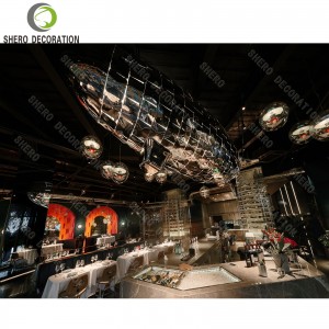 High End Full Dining Room Design Custom Restaurant Counters Wooden Restaurant Furniture Set