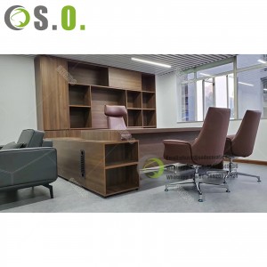 Luxury CEO Desk Office Furniture Bookcase Keeping Cabinets Office Book Self Furniture Room Furniture Bookcase Cabinet Storage Rack