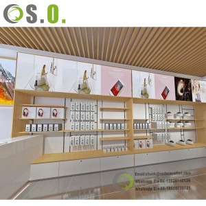 Customized Mobile Phone Display Counter For Mobile Modern Phone Shop Decoration Mobile Phone Store Interior Design