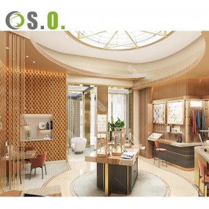 Modern Styling Jewelry Shop Interior Design High End Jewellery Showcase For Jewelry Store